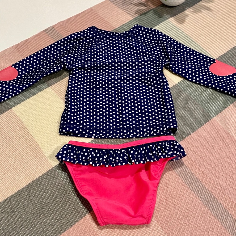๐HP๐ ๐NWT Cat & Jack Baby Swimsuit Rashguard - Picture 7 of 7
